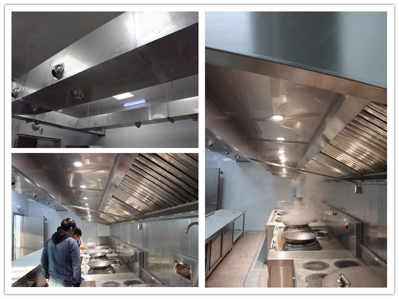 广州新莱福食堂厨房-油烟净化系统