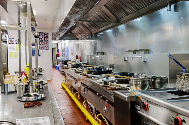 广州天降美食机器人中餐厅厨房设备配套