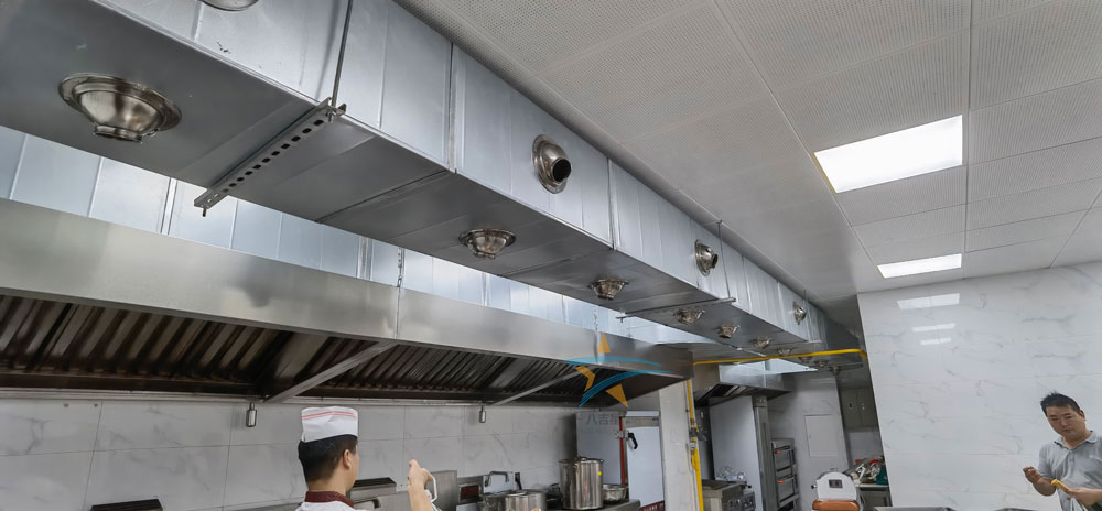 中建铁投食堂厨房新风系统