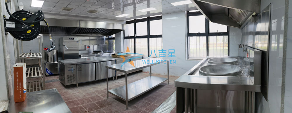 中山百盛生物科技食堂厨房工程烹饪区