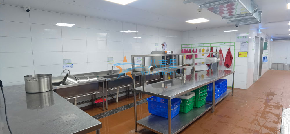 深圳开立生物医疗员工食堂厨房工程加工区